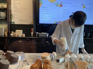 preparation  at Le Botaniste - Soho in New York City