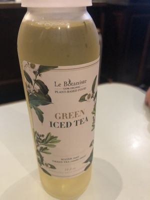 Green ice tea   at Le Botaniste - Soho in New York City