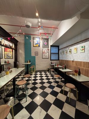 one of the seating areas   at Le Botaniste - Soho in New York City