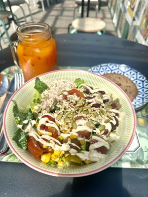 Caesar Salad, Carrot Detox, Chocolate Chip  at Le Botaniste - Soho in New York City