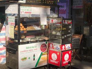 Bahn Mi Cart. Ask for no mayo if vegan  at Sala in Ho Chi Minh City