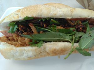 Vegan bánh mì at Sala in Ho Chi Minh City