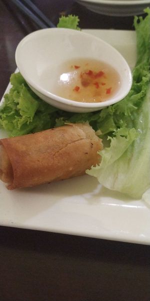 Fried spring rolls (40k vnd) 5 pieces at Sala in Ho Chi Minh City