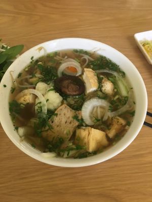 Veggie Pho (very good) at Sala in Ho Chi Minh City