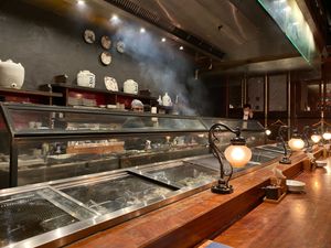 Bar Seating at Gonpachi - Shibuya in Tokyo