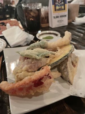 tempura  at Gonpachi - Shibuya in Tokyo