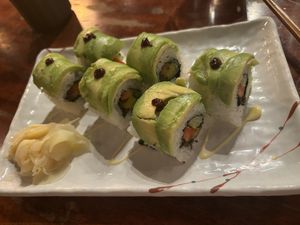 Vegan rolls   at Gonpachi - Shibuya in Tokyo