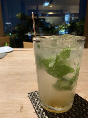 Yuzu mojito at Gonpachi - Shibuya in Tokyo