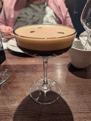 Decaff espresso martini at The Queen & Castle in Kenilworth