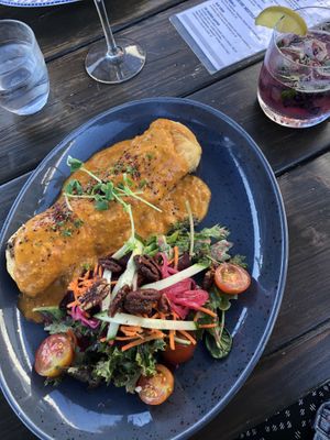 Mushroom Wellington  at Blue Mussel Cafe in North Rustico