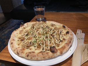 Mushroom pizza😋 at Tanner in Helsinki