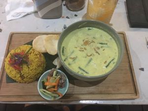 Balinese curry  at Give Cafe in Canggu