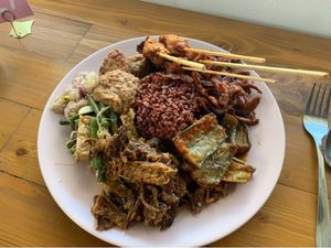 Buffet at Give Cafe in Canggu