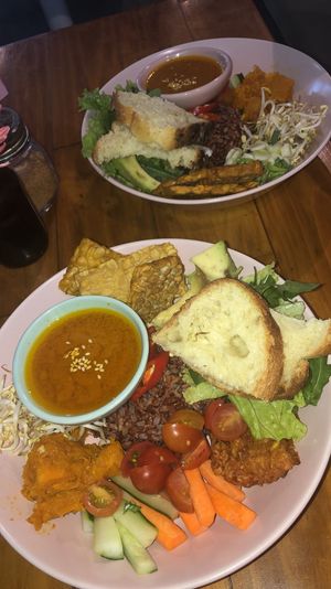 Protein bowls  at Give Cafe in Canggu