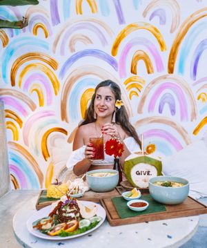 We had 3-4 dishes they recommended us! at Give Cafe in Canggu