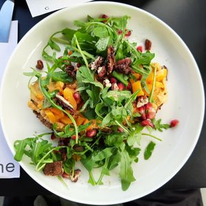 Butternut pecan toast (vegan) at Cantine in Vilvoorde