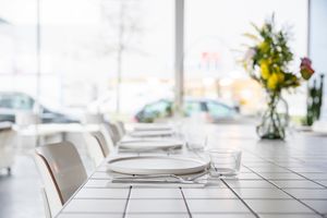 table at Cantine in Vilvoorde