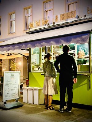 Meatless eat-in or take-away. Catch us in Brunnenmarkt / Yppenplatz from Tuesday to Saturday, 12-9pm. at Garbanzo - Falafel & Hummus Bar in Vienna