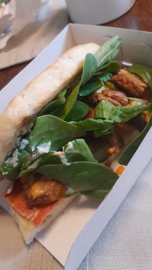 Chicken club sandwich at Het Slachthuis in Leiden