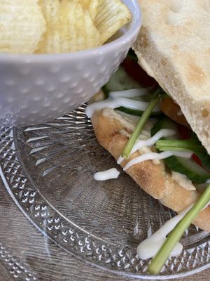 Clubsandwich met Zeastar zalm 👌🏼 at Het Slachthuis in Leiden