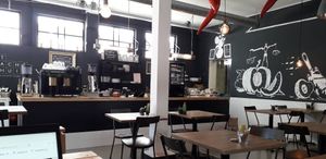 The restaurant at Het Slachthuis in Leiden