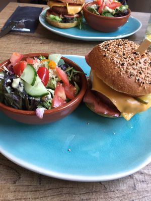 Beyond meat burger at Het Slachthuis in Leiden