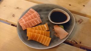 Sashimi at Het Slachthuis in Leiden