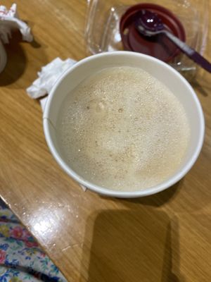 oat milk latte  at Pret A Manger - Union Station in Washington