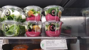 Vegan falafel at Pret A Manger - Union Station in Washington