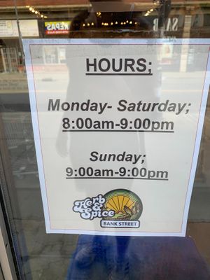  at Herb and Spice in Ottawa