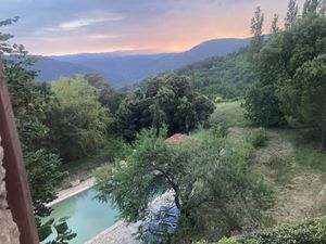 Wolken in den Bergen at Abriecosy Ecolodge in Bargemon