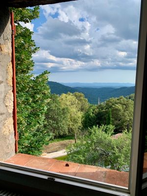 View from all rooms looks out on an amazing valley, no buildings just nature... at Abriecosy Ecolodge in Bargemon
