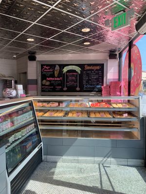 Vegan options are only available 3 different kinds every time I come in.  at Trejo's Coffee & Donuts in Hollywood