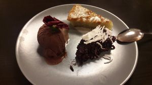 Sample dessert platter at Khmer Cuisine in Copenhagen