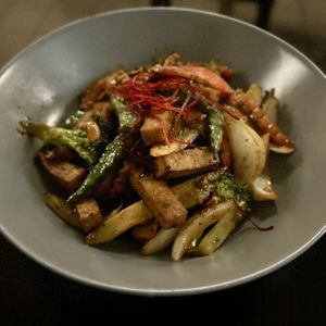 Tofu and Vegetable Stir Fry  at Khmer Cuisine in Copenhagen