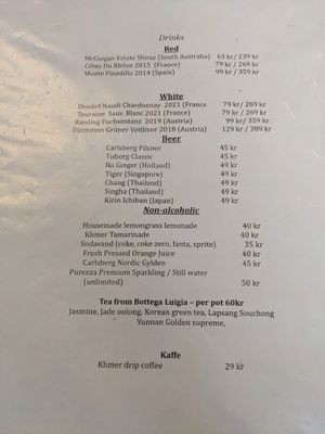  at Khmer Cuisine in Copenhagen