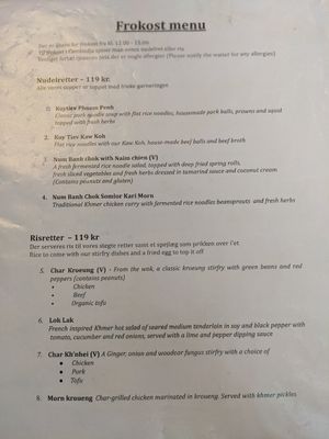  at Khmer Cuisine in Copenhagen