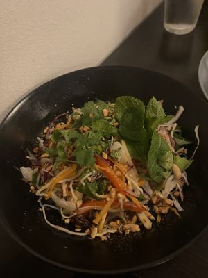 Salad starter  at Khmer Cuisine in Copenhagen