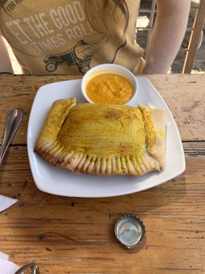 Empanada  at La Boca Del Oso in Valparaiso