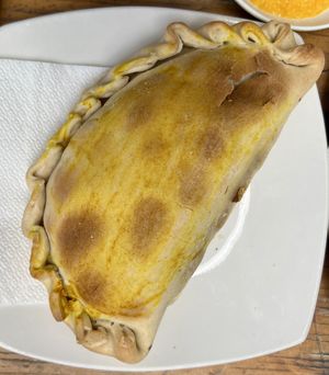 Espinaca y choclo   at La Boca Del Oso in Valparaiso