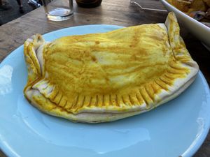 Empanada  at La Boca Del Oso in Valparaiso
