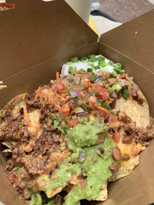 Delicious Nachos Supreme at Unburger Grill in Dearborn