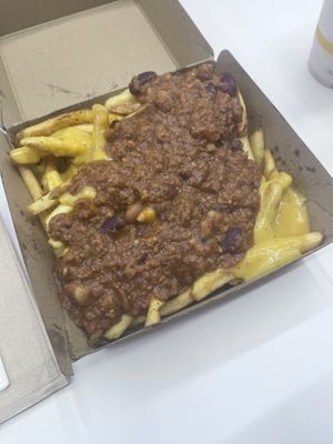 Chili Cheeze Fries #Veganuary at Unburger Grill in Dearborn