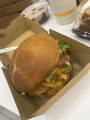 Buffalo Ranch Chikn sandwich  at Unburger Grill in Dearborn