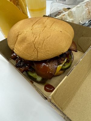 Smoky BBQ Burger  at Unburger Grill in Dearborn