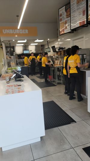 The staff. at Unburger Grill in Dearborn