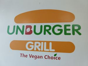 Its logo at Unburger Grill in Dearborn