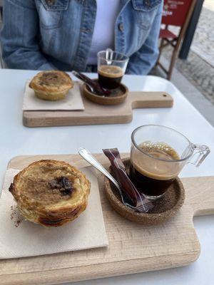 The best vegan Pastel de nata on planet earth!  at Veganices in Tavira
