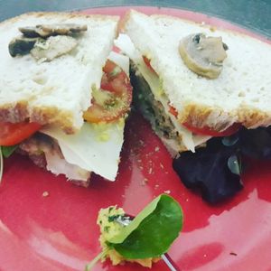 Soya Burguer at Veganices in Tavira