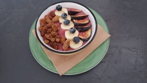 Smoothie balw at Veganices in Tavira